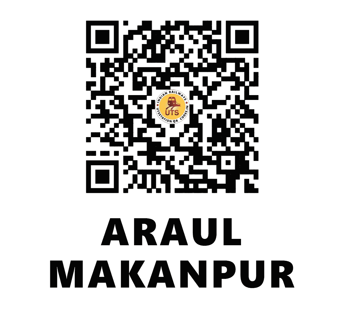 UTS QR Code for ARAUL MAKANPUR - ARL - NE (UTTAR PRADESH)